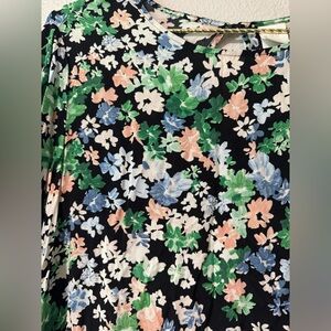 H&M Long Sleeve Floral Print Dress